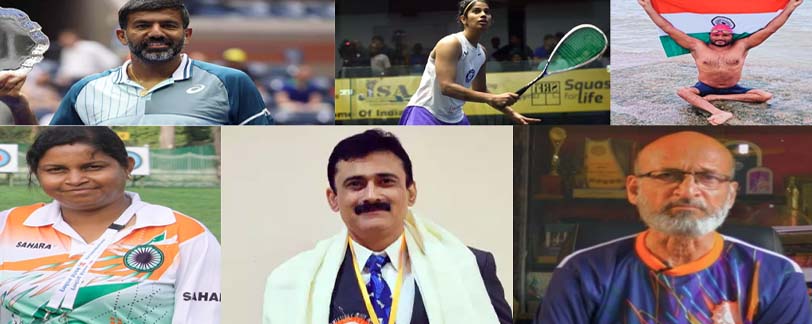 Seven Players Padma Awards