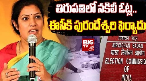 AP Fake Votes: ఏపీలో నకిలీ ఓట్లు.. ఈసీకి పురందేశ్వరి ఫిర్యాదు