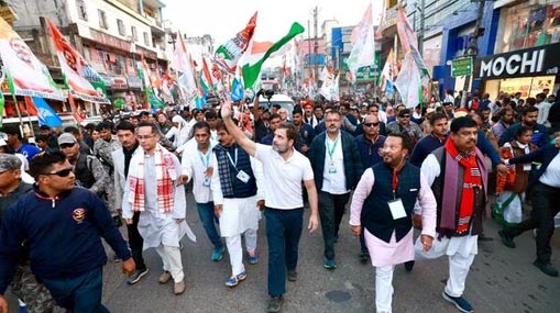 Bharat Jodo Nyay Yatra : నిన్న హై టెన్షన్.. నేడు ప్రశాంతంగా కాంగ్రెస్ న్యాయ్ యాత్ర..