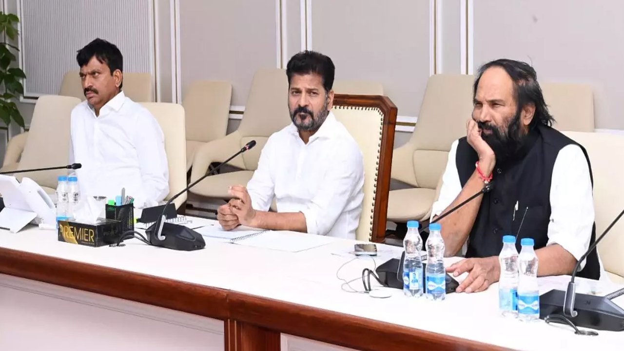 CM Revanth Reddy Review Meeting on Dharani Portal