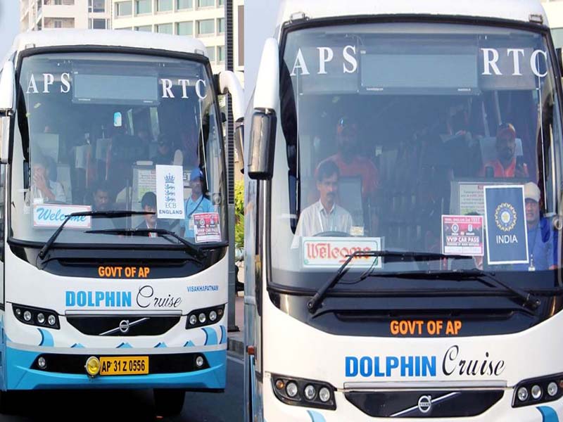 Cricketers In APSRTC : ఆర్టీసీ బస్సుల్లో క్రికెట్ ప్లేయర్లు..