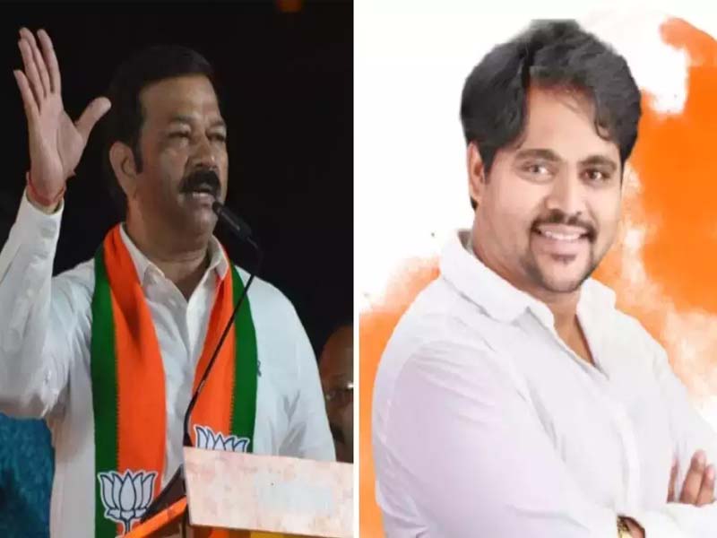 BJP MLA shoots Shiv Sena Leader | శివసేన నాయకులపై కాల్పులు జరిపిన బిజేపీ ఎమ్మేల్యే.. పోలీసుల ఎదుటే ఘటన!