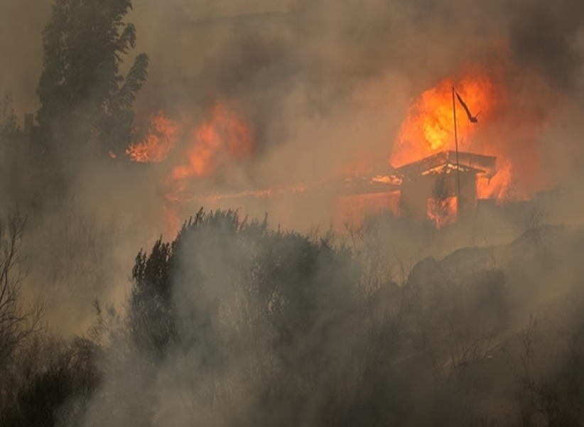 Chile Forest Fire : చిలీ అడవుల్లో అగ్నిప్రమాదం.. భారీగా ఆస్తి, ప్రాణ నష్టం..