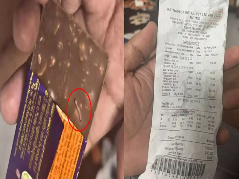 Worm In Dairy Milk Chocolate : డైరీ మిల్క్‌ చాక్లెట్‌లో పురుగు.. అసలు మ్యాటర్ బయటపెట్టిన అధికారులు!