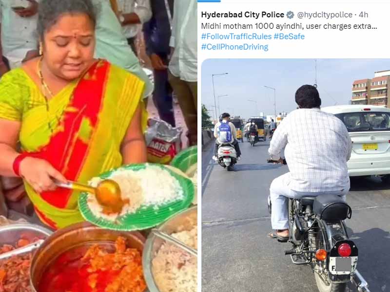 Hyderabad Traffic Police: రెండు లివర్లు ఎక్స్‌ట్రా.. కుమారి ఆంటీ స్టైల్లో హైదరాబాద్‌ ట్రాఫిక్‌ పోలీసులు ట్వీట్‌!