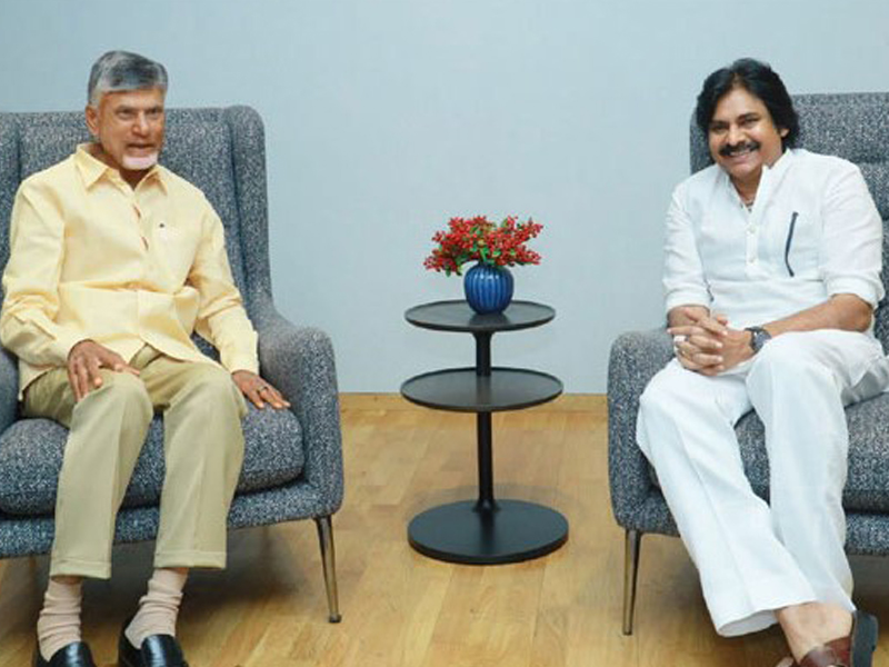 Chandrababu Pawan Kalyan Meet : చంద్రబాబుతో జనసేనాని భేటీ.. ఎన్నికల వ్యూహంపై చర్చ..