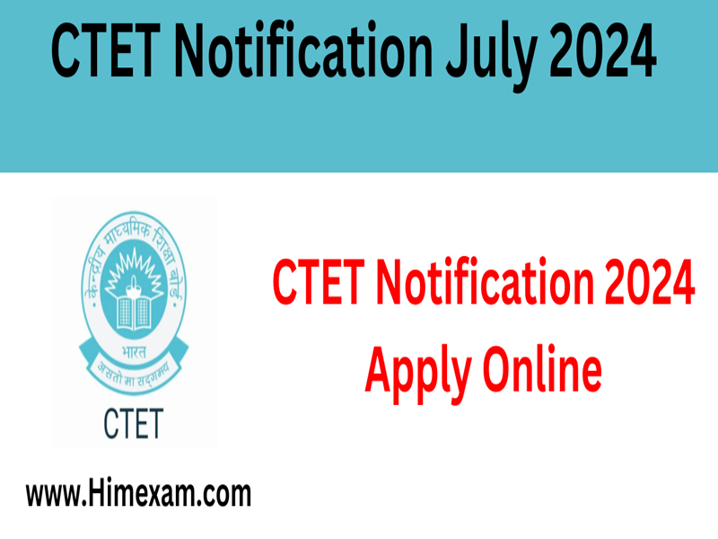 CTET Notification 2024: సీటెట్ నోటిఫికేషన్.. పరీక్ష తేదీ, దరఖాస్తుల వివరాలు ఇవీ..!