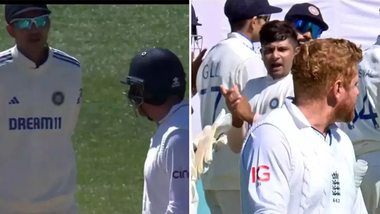 Fight Between Gill, Jonny Bairstow and Sarfaraz