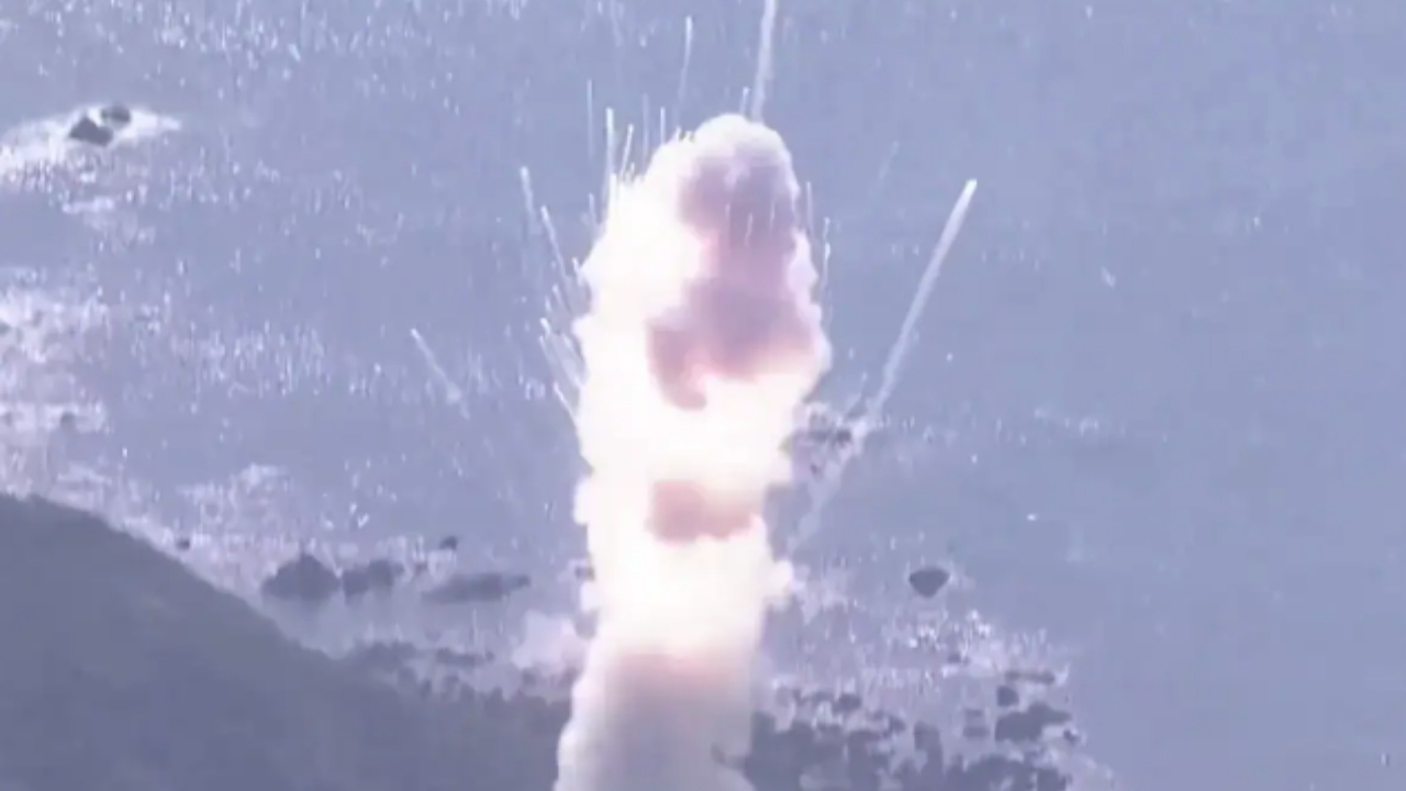 Japanese Satellite Explosion