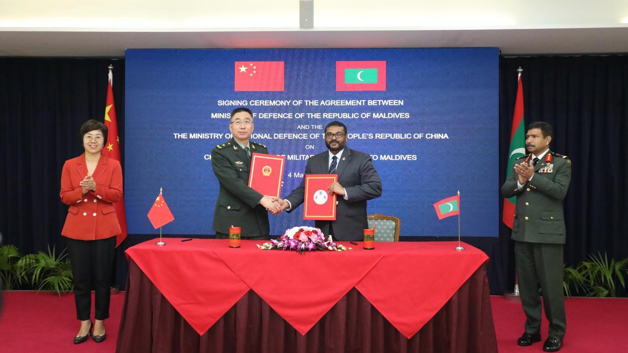 Maldives Sign Military Agreement With China