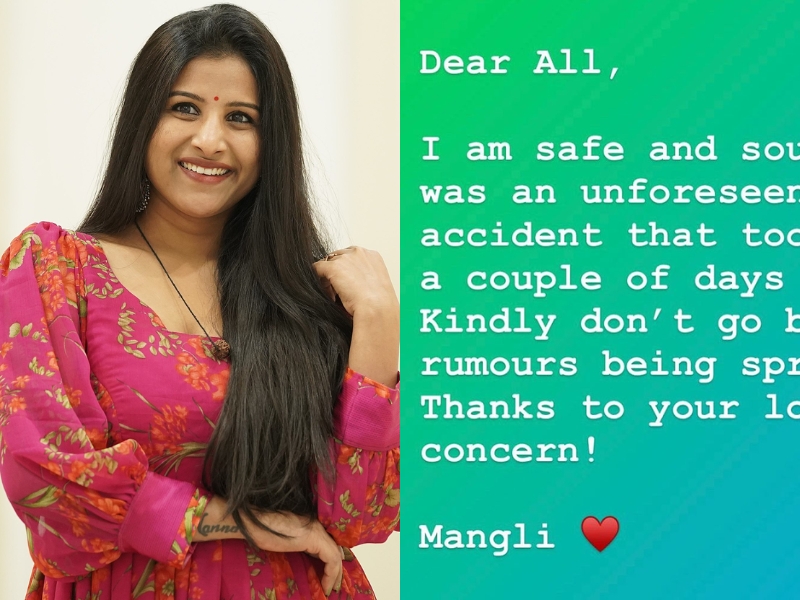 Singer Mangli on Accident: ‘నేను క్షేమంగానే ఉన్నా’.. సోషల్ మీడియాలో రూమర్స్‌పై మంగ్లీ రియాక్షన్!