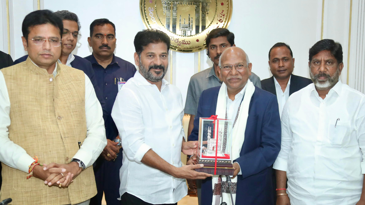 CM Revanth Reddy with TATA Technologies representatives