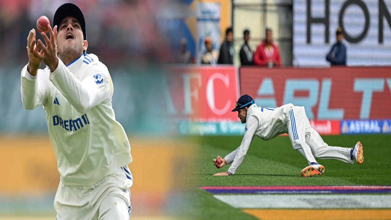 Shubman Gill's excellent catch to dismiss Ben Duckett in 5th test