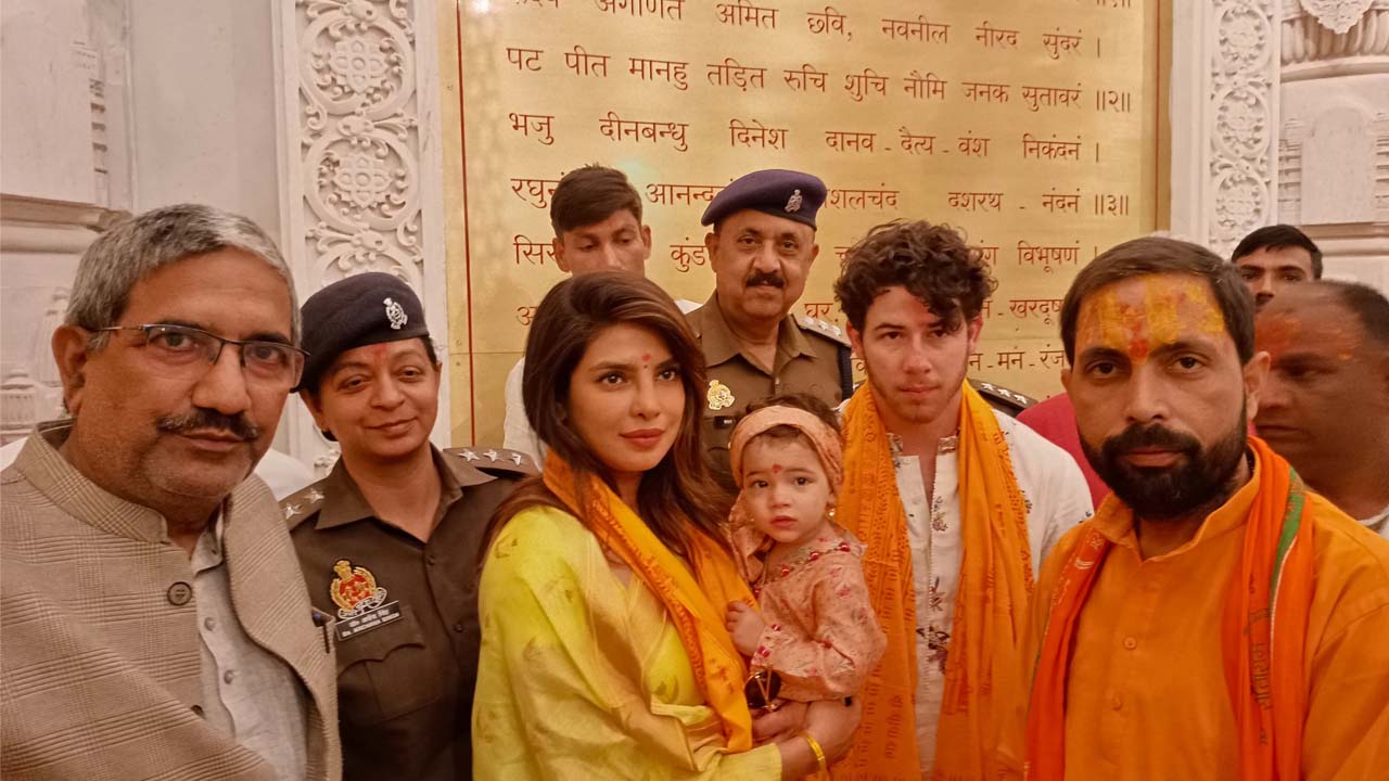 Priyanka Chopra visit Ayodhya's Ram Mandir