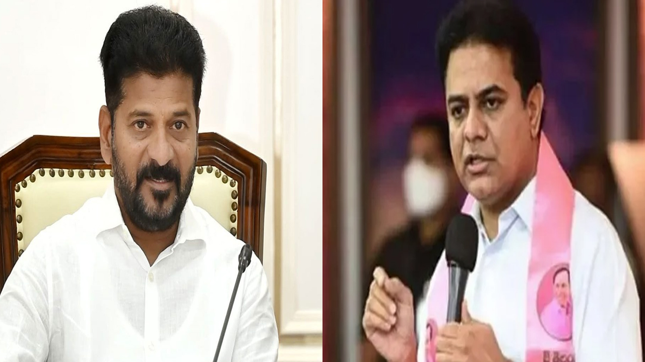 cm revanth reddy vs KTR