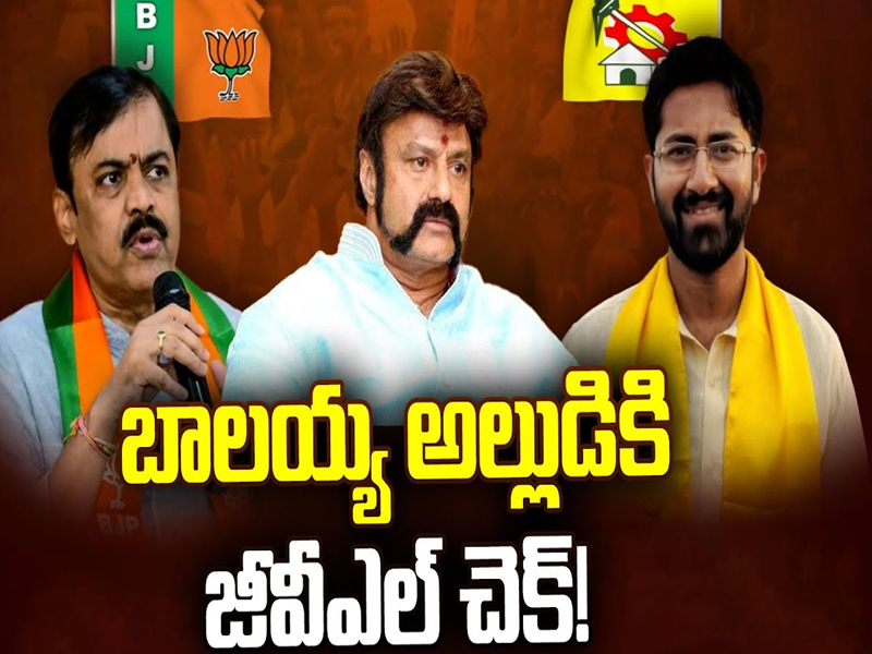 Sri Bharat Vs GVL Narasimha Rao : బాలయ్య అల్లుడికి జీవీఎల్ చెక్!