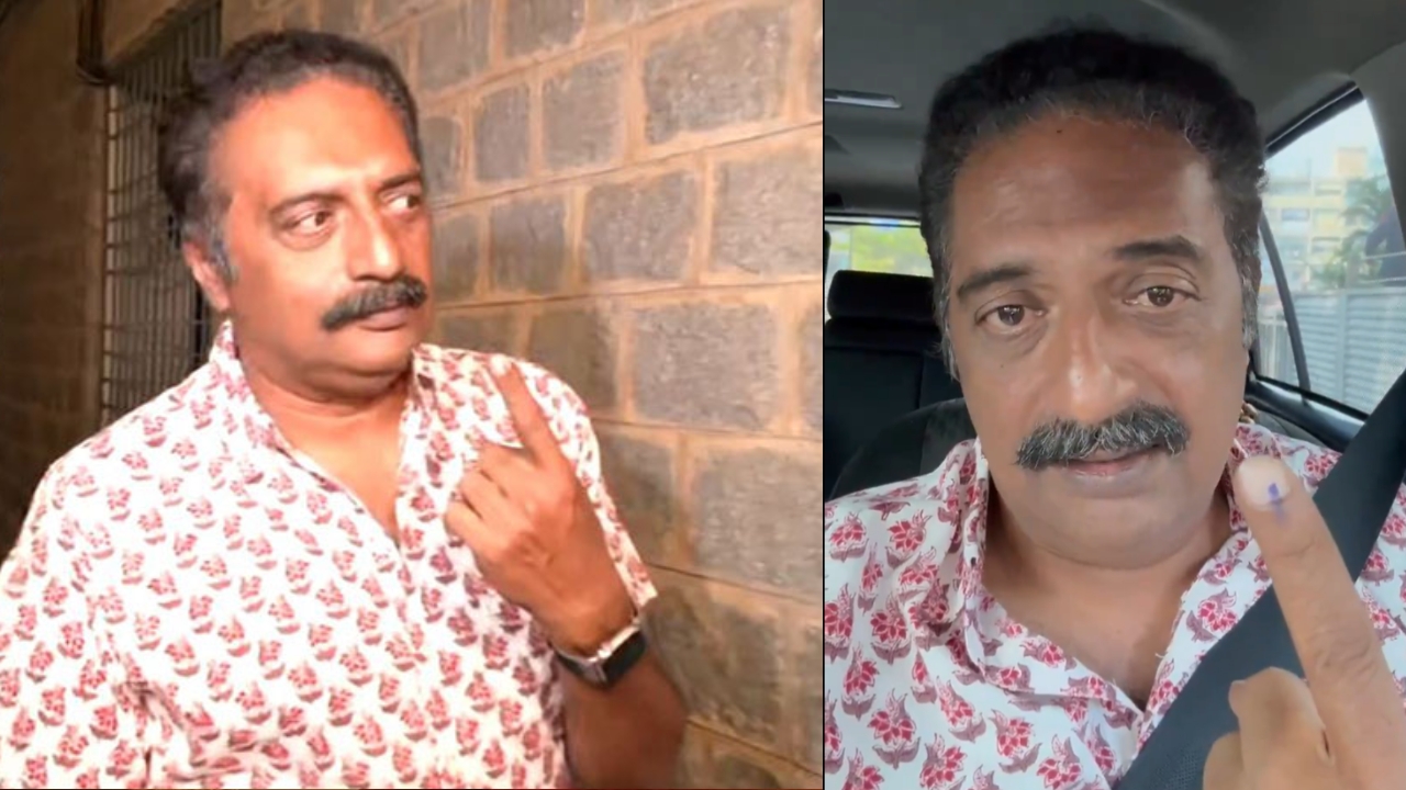 Prakash Raj: ఓటు వేసిన నటుడు ప్రకాష్ రాజ్.. మార్పుకోసం ద్వేషానికి వ్యతిరేకంగా అంటూ వీడియో రిలీజ్