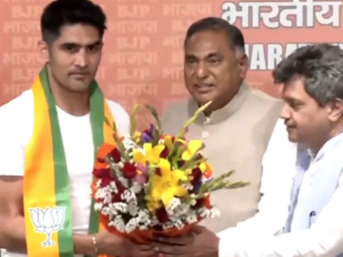 Boxer Vijender Singh Joins BJP
