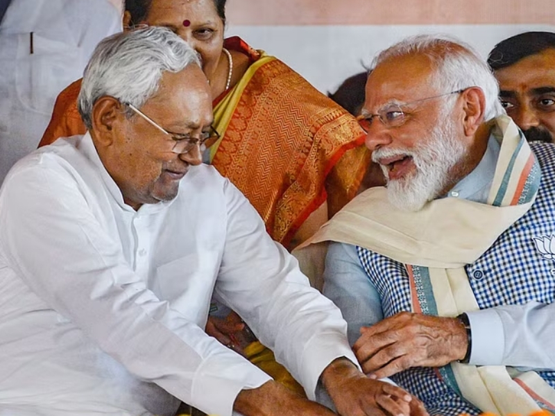 Nitish Kumar: ఎన్డీయే 4000 సీట్ల మెజార్టీతో గెలుస్తోంది.. వైరల్ అయిన నితీష్ వ్యాఖ్యలు..