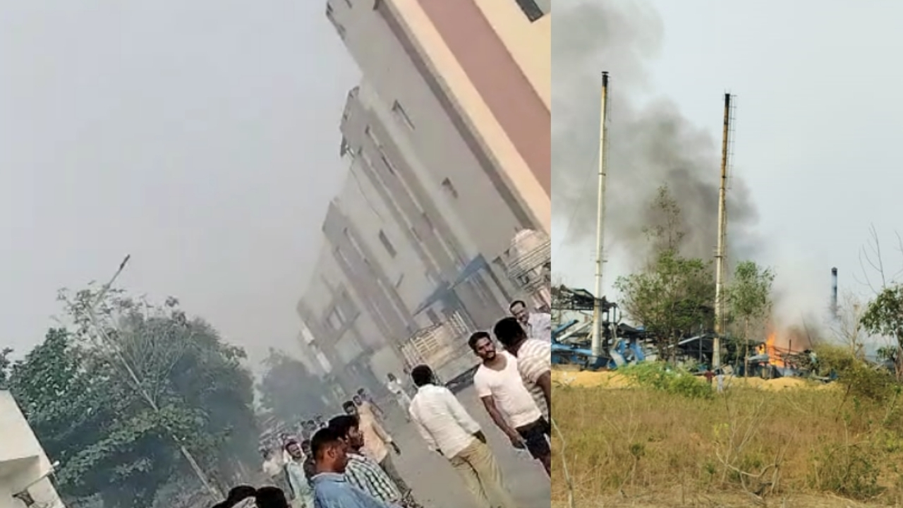 Fire Accident in sangareddy