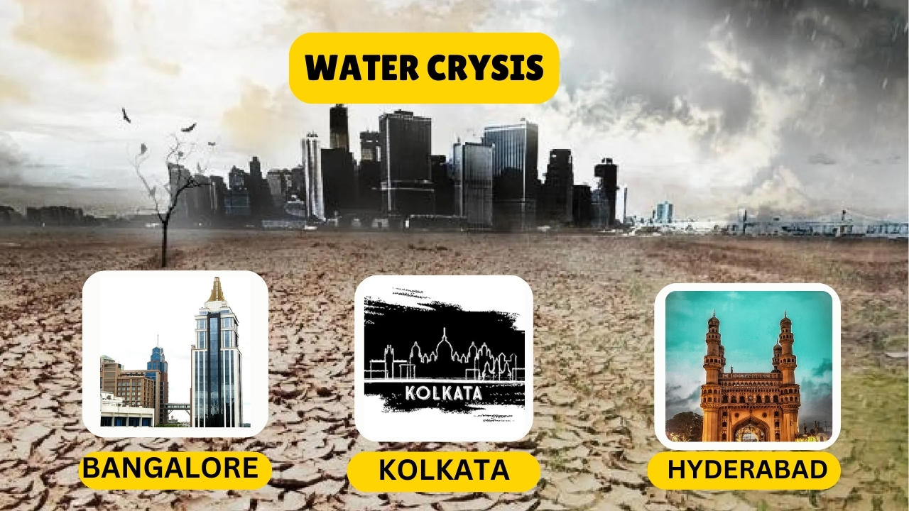 Cities Water Crisis in India: మొన్న బెంగుళూరు.. నిన్న కోల్‌కత్తా.. నెక్స్ట్ హైదరాబాదేనా..? నీటి కొరతతో మెట్రో నగరాలు