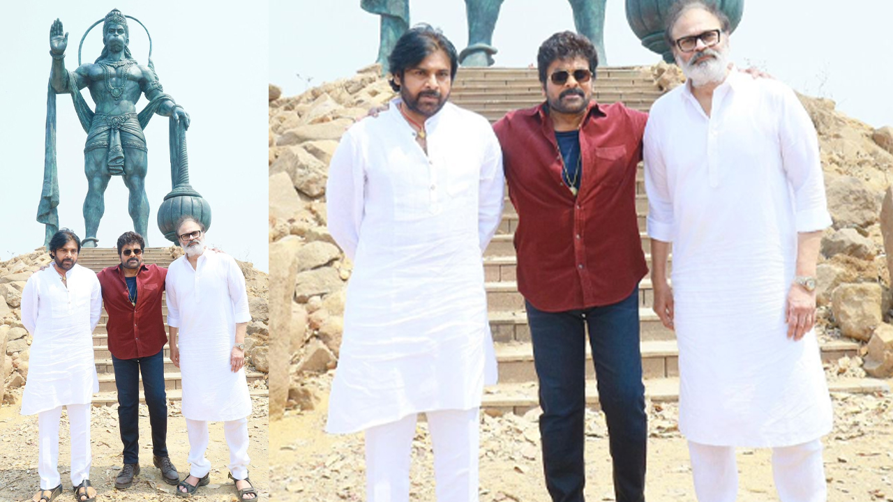 Chiranjeevi, Nagababu and Pawan kalyan in one Frame