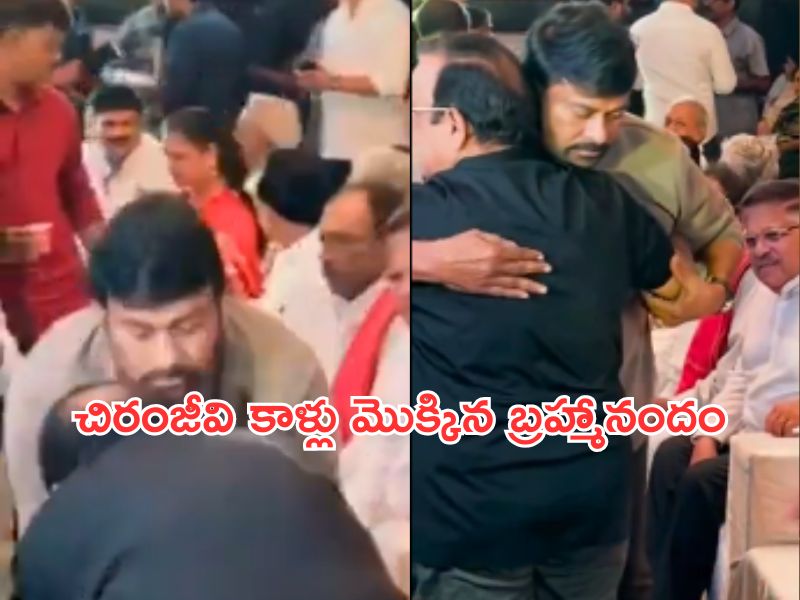 Brahmanandam: చిరు కాళ్లు మొక్కిన బ్రహ్మానందం.. వీడియో వైరల్