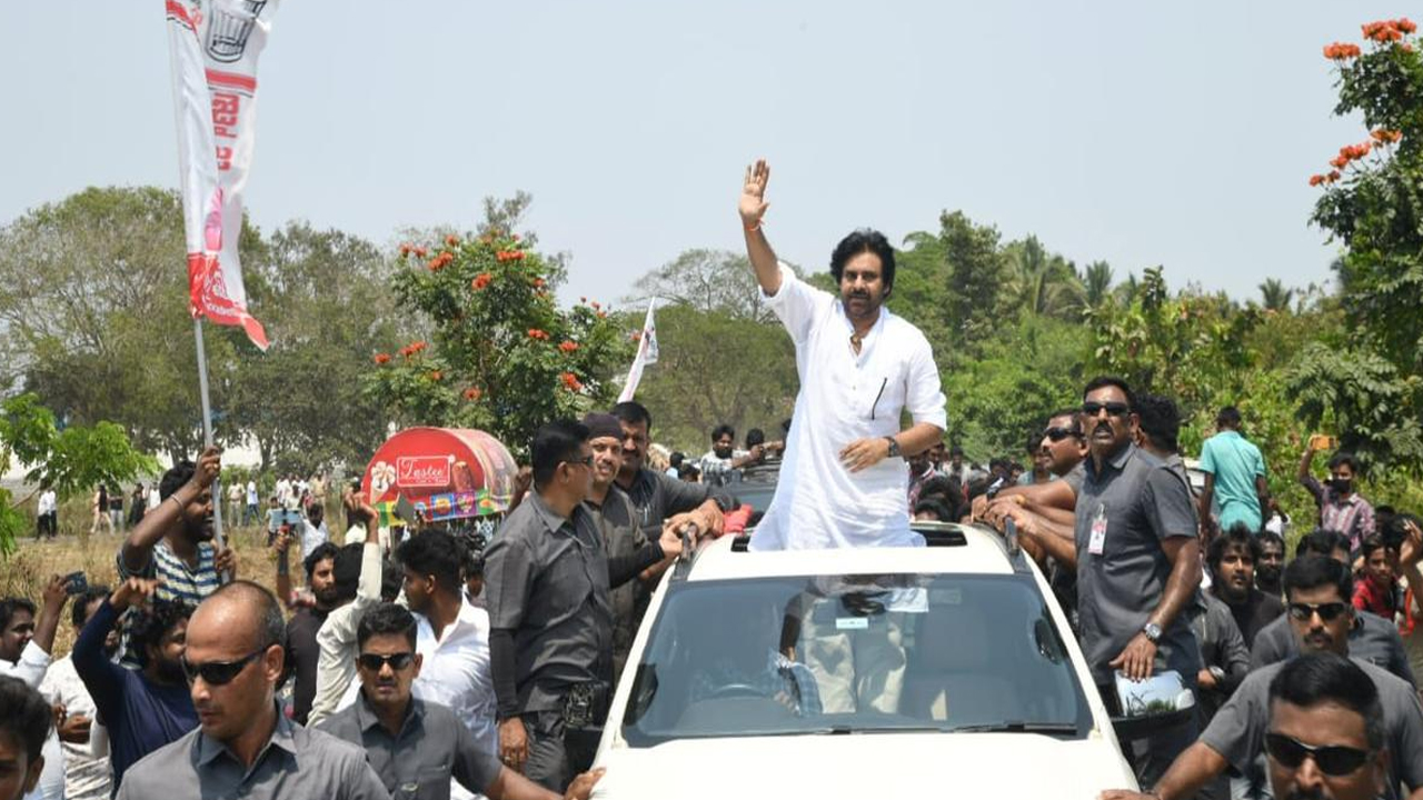 Pawan Kalyan  Election Campaign In Anakapalli