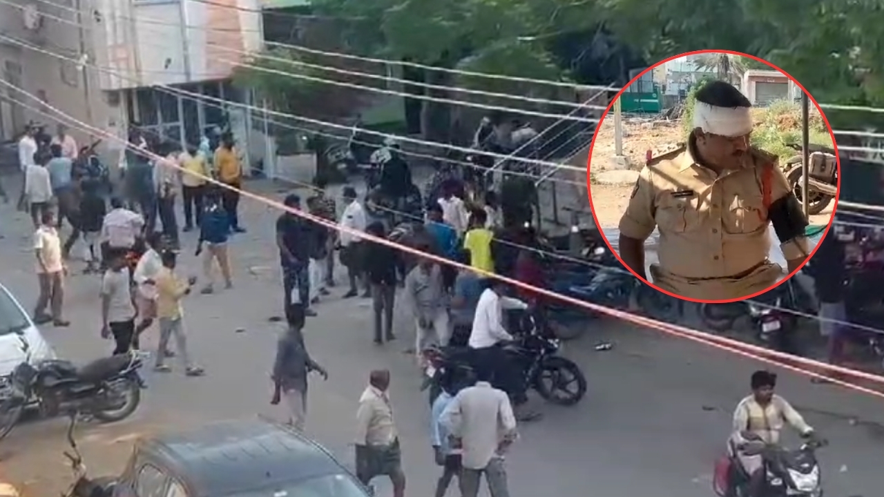 High Tension In Tadipatri: తాడిపత్రిలో హైటెన్షన్.. పెద్దారెడ్డి వర్సెస్ ప్రభాకర్ రెడ్డి.. సీఐకి గాయాలు