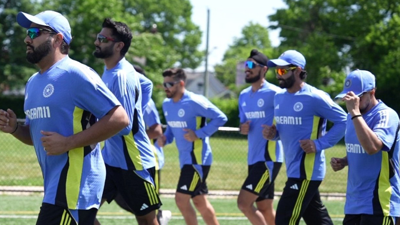 Indian cricket team begins preparations. Rohit Sharma others practice session at New York