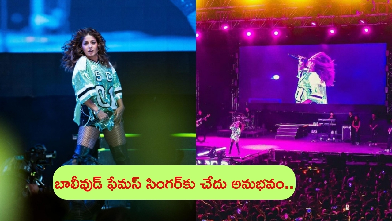 Sunidhi Chauhan: ఫేమస్ సింగర్‌కు చేదు అనుభవం.. ఈవెంట్లో ఆకతాయి పనికి అంతా షాక్..!