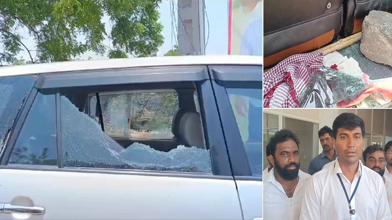 TDP MP Candidate Srikrishna’s Vehicles Attacked: పల్నాడులో వైసీపీ కేడర్ దాడులు.. ఎంపీ అభ్యర్థి శ్రీకృష్ణదేవరాయలు కాన్వాయ్‌పై దాడి!