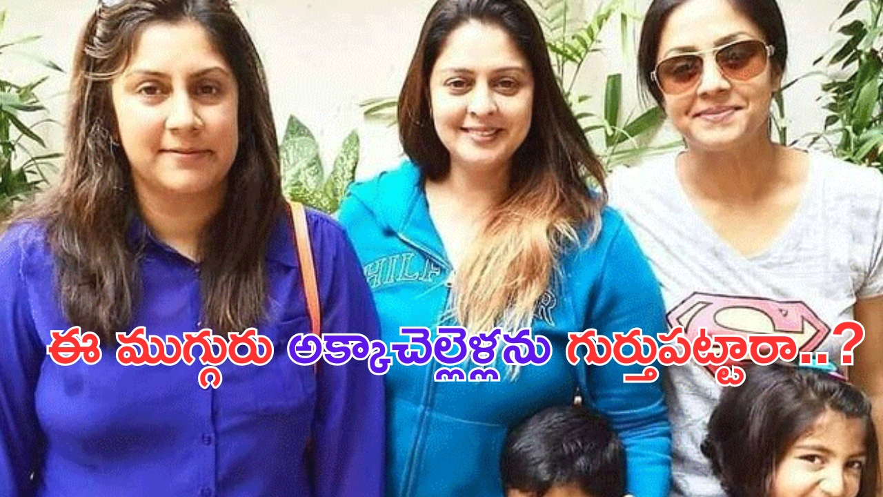 Star Sisters with 1 Hero: ఈ ముగ్గురు అక్కాచెల్లెళ్ళతో రొమాన్స్ చేసిన ఏకైక హీరో మెగాస్టార్ మాత్రమే.. వారు ఎవరో గుర్తుపట్టారా..?