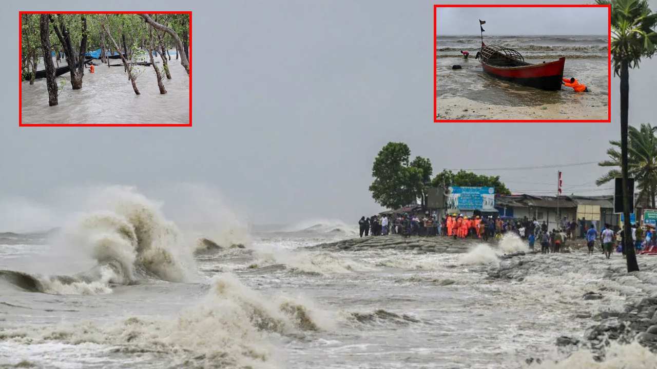 Remal Cyclone Hits Bangla Coast: తీరందాటిన రెమాల్.. వణికిపోయిన బెంగాల్, బంగ్లా..!