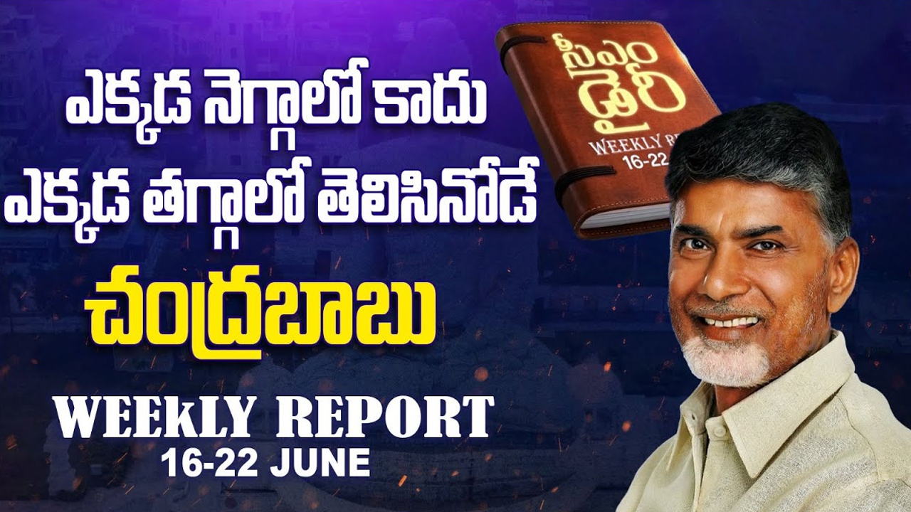 CM Chandrababu Naidu Weekly Diary: ఎక్కడ నెగ్గాలో కాదు.. ఎక్కడ తగ్గాలో తెలిసినోడే చంద్రబాబు