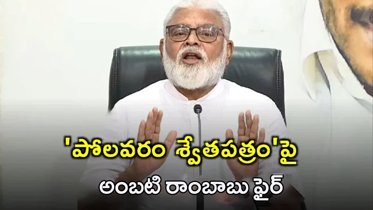 Polavaram Project: ప్రభుత్వ శ్వేతపత్రం విడుదలతో వైసీపీలో కలవరం.. అంబటి అర్థంలేని ఎదురుదాడి