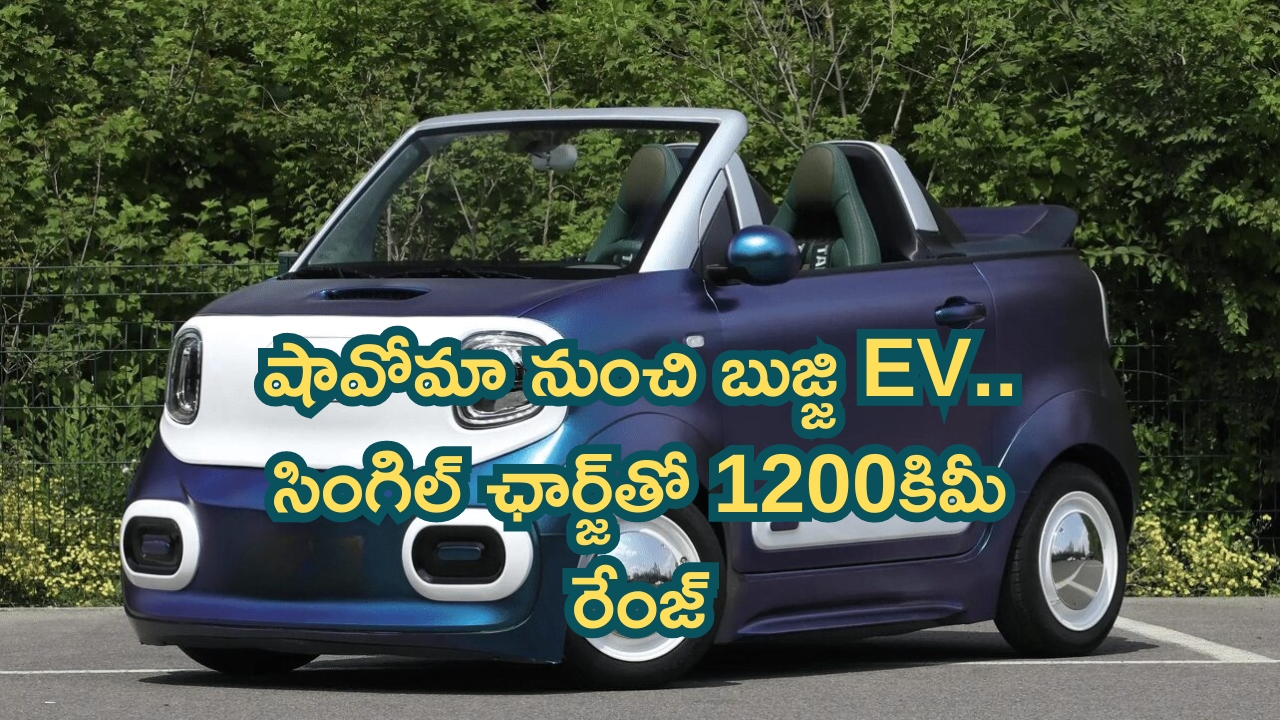 Xiaoma Small EV: షావోమా నుంచి బుజ్జి EV.. సింగిల్ ఛార్జ్‌తో 1200కిమీ రేంజ్.. బుడ్డోడే గానీ గట్టోడు!