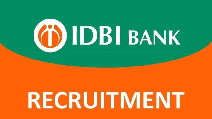 IDBI Bank Recruitment 2024