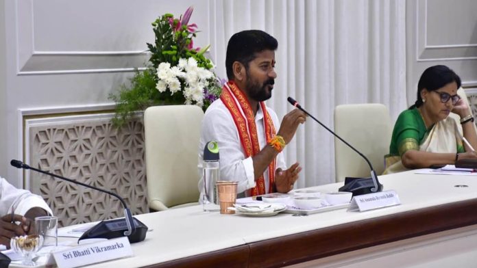 Revanthreddy cabinet meeting today evening