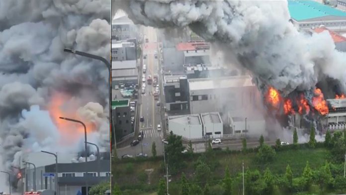 South Korea lithium battery plant exploding kills 22 workers Include China workers