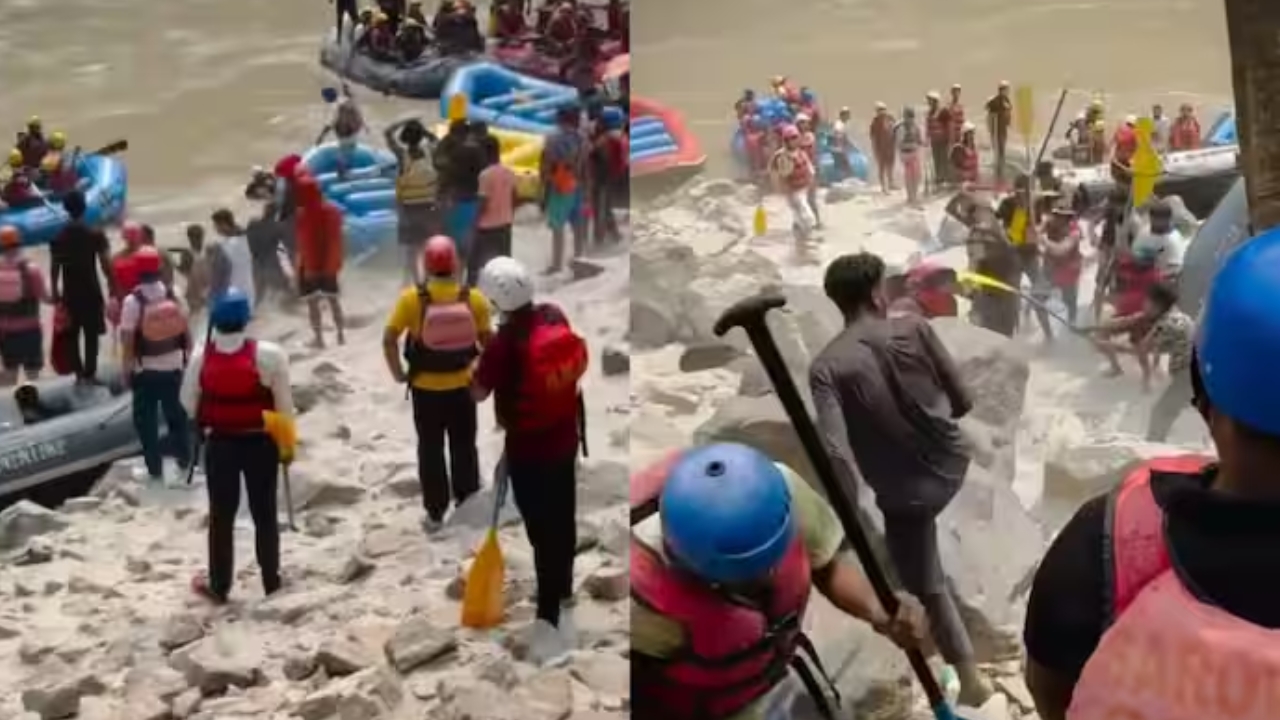 Rafting Viral Video: రిషికేల్‌లో తెడ్డులతో కొట్టుకున్న గైడ్‌లు, టూరిస్టులు..!