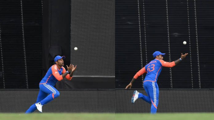 Team india player Suryakumar pulls off a miraculous catch to help India win T20 World Cup