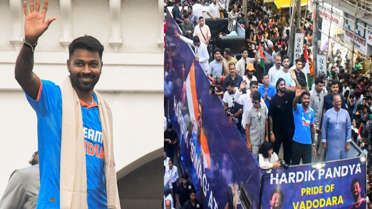 Hardik Pandya @ Vadodara: పాండ్యా జీవితంలో చీకటి వెలుగులు.. వడోదరాలో ఘన స్వాగతం!