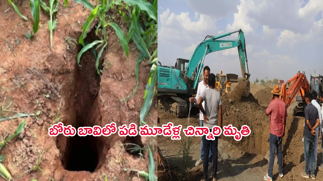 Borewell Incident in Madhya Pradesh: విషాదం.. బోరు బావిలో పడి మూడేళ్ల చిన్నారి మృతి