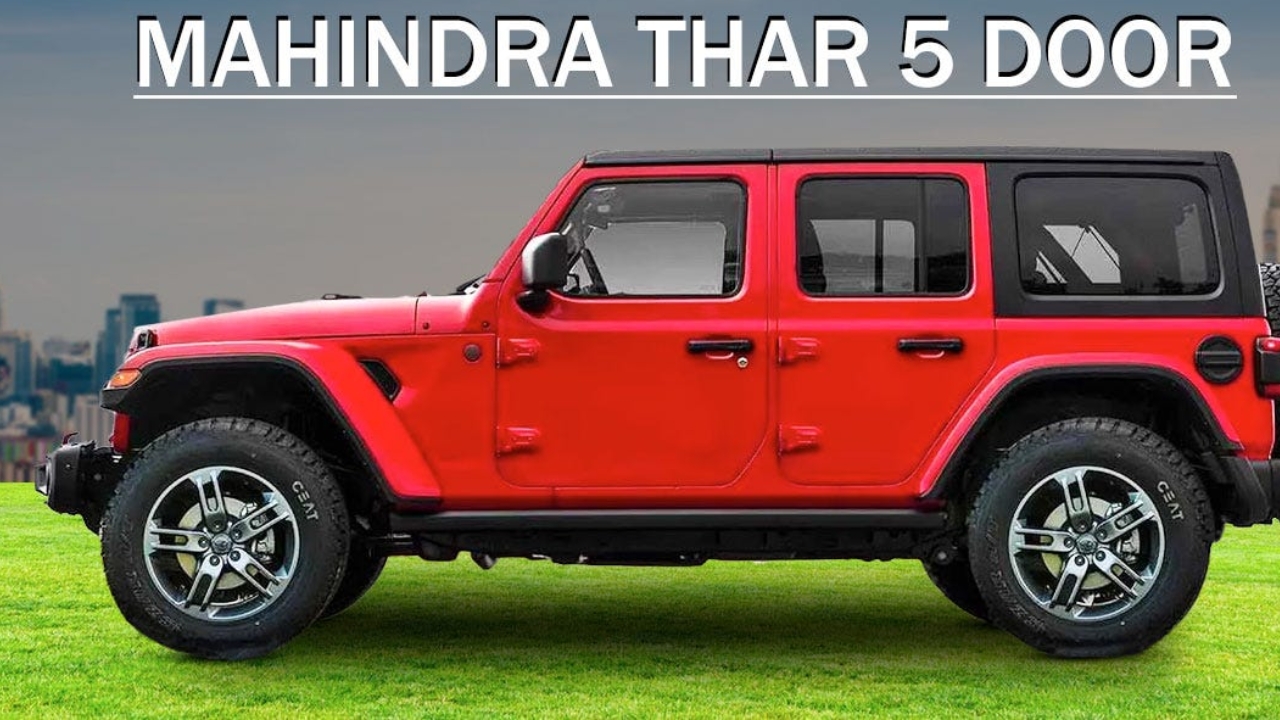 Mahindra Thar Five Door: అందిరిచూపు దీనిపైనే.. ఆగస్టు 15న థార్ లాంచ్.. ఫోటోలు లీక్!