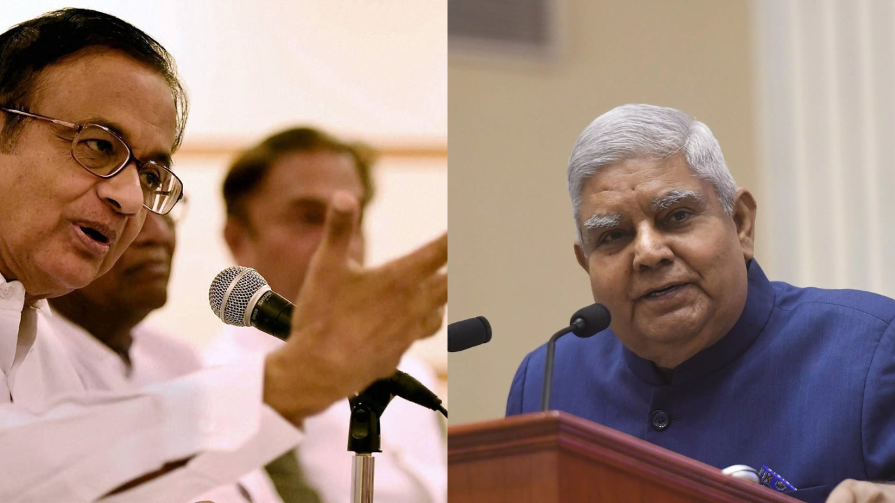 VP Dhankhar Slams Chindambaram: చిదంబరం వ్యాఖ్యలతో నా హృదయం బరువెక్కింది: ఉప రాష్ట్రపతి