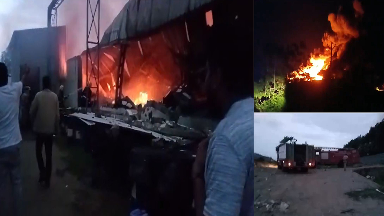 Fire accident A manufacturing company: యాదాద్రి జిల్లాలో అగ్ని ప్రమాదం, ఓ కంపెనీలో మంటలు, కాకపోతే..