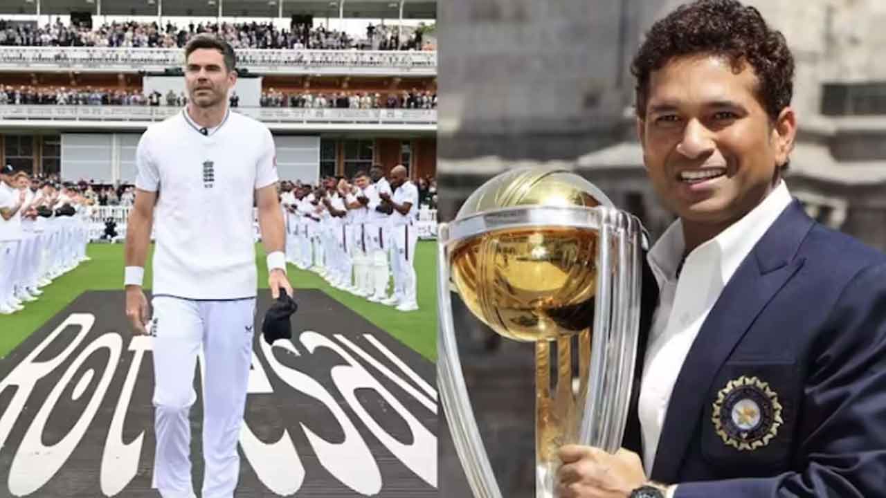 James Anderson Retirement: జేమ్స్ ఆండర్ సన్ రిటైర్మెంట్.. సచిన్ టెండూల్కర్ ఎమోషనల్ రియాక్షన్