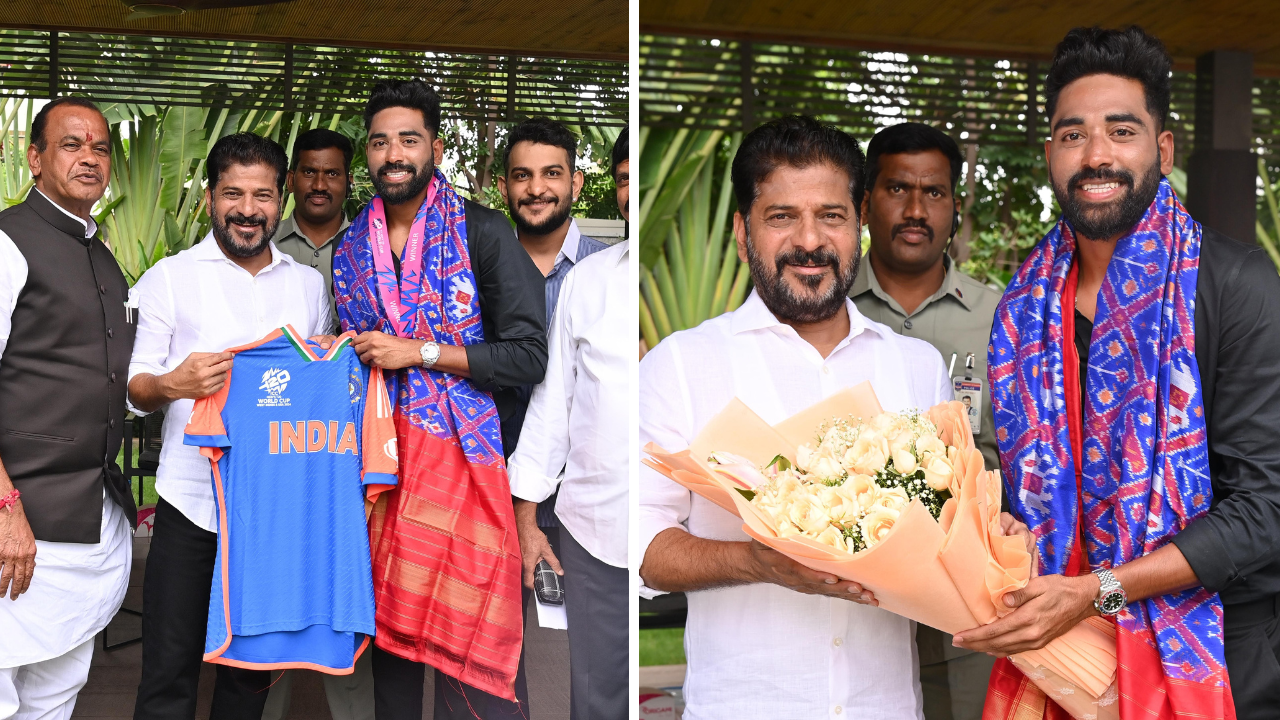 Cricket Player Siraj: భారత క్రికెట్‌ ప్లేయర్‌ సిరాజ్‌ని సన్మానించిన సీఎం