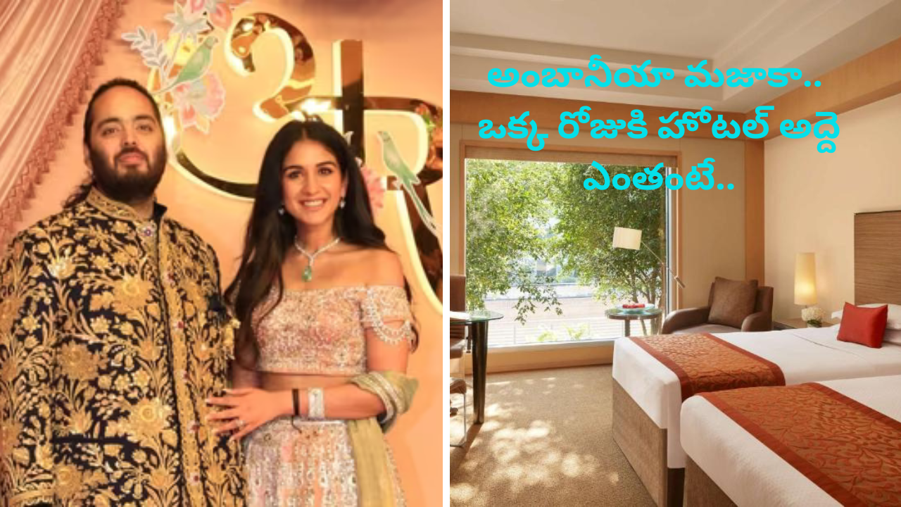 Ambani wedding: అంబానీయా, మజాకా.. స్టే చేయడానికి హోటల్‌ రెంట్‌ ఎంతంటే..?